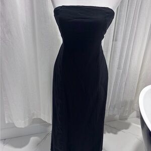 Jessica Simpson Classic Black Strapless Dress